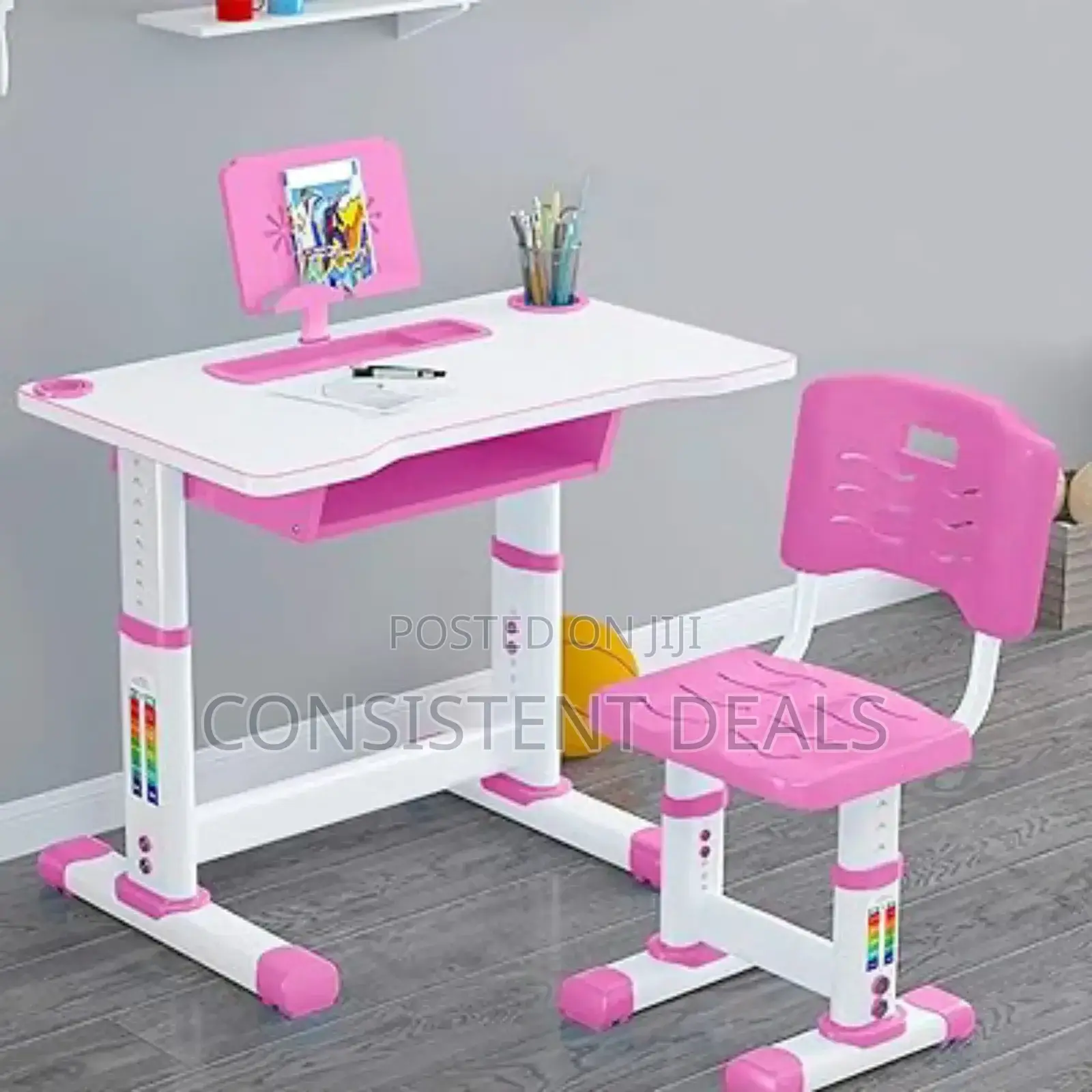 Children's Study Table Student Desk With Chair