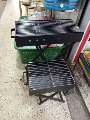 Portable Stainless Steel Charcoal BBQ Grill With Stand