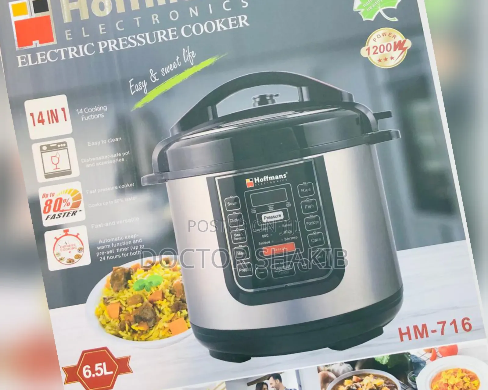 14-in-1 Hoffman Pressure Cooker-New