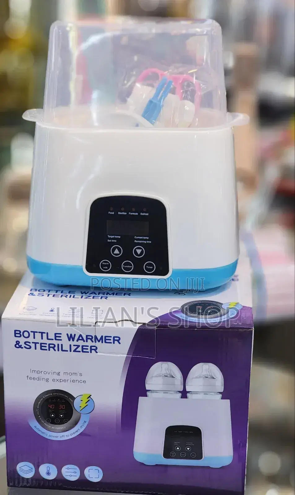 2 in 1 Plastic Bottle Warmer and Sterlizer