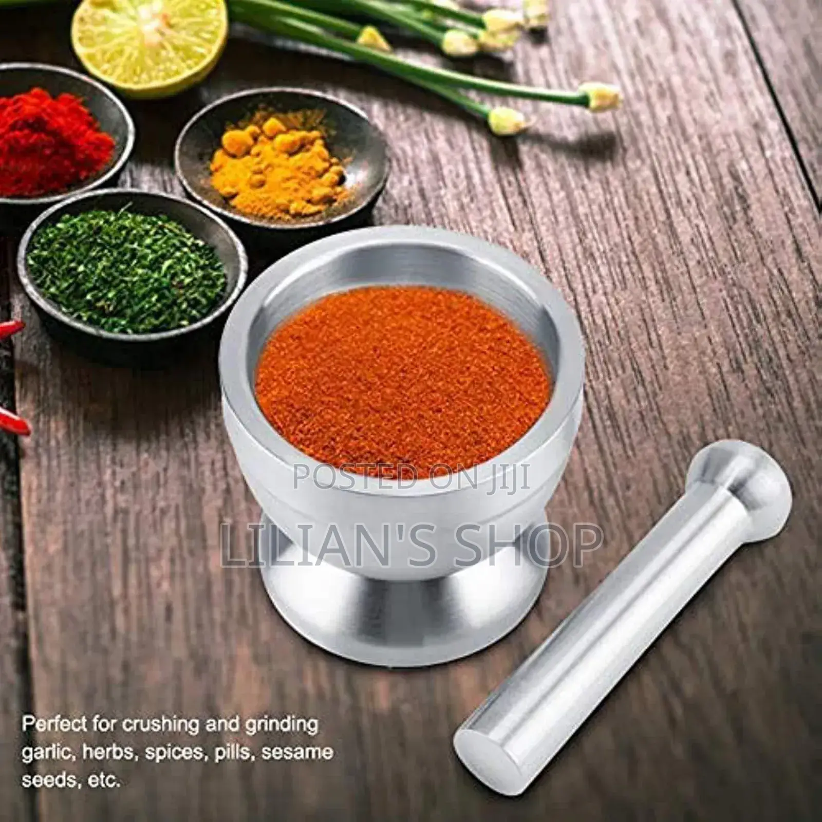 Stainless Steel Grinding Motar With Pestle