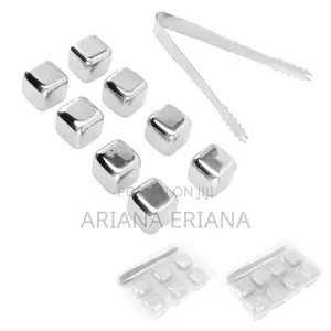 Photo - Stainless Steel Ice Metal Whiskey Ice Cube