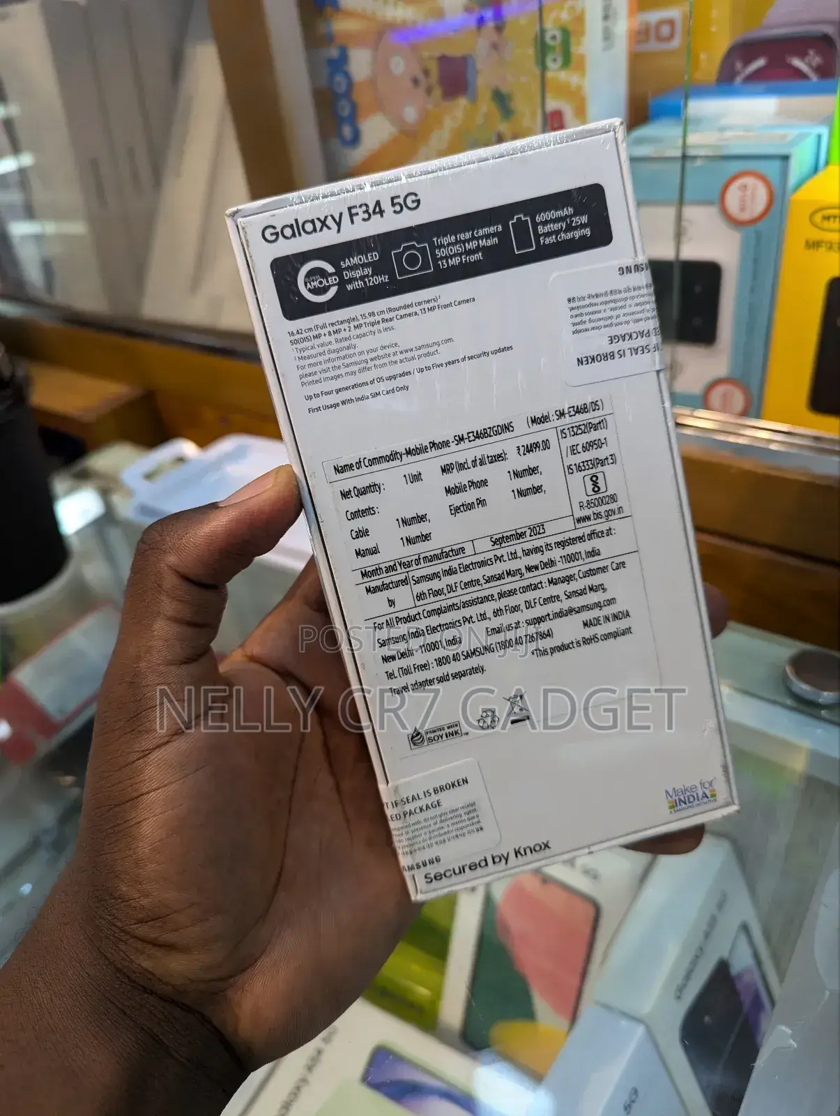 New Samsung Galaxy F34 128 GB Gray