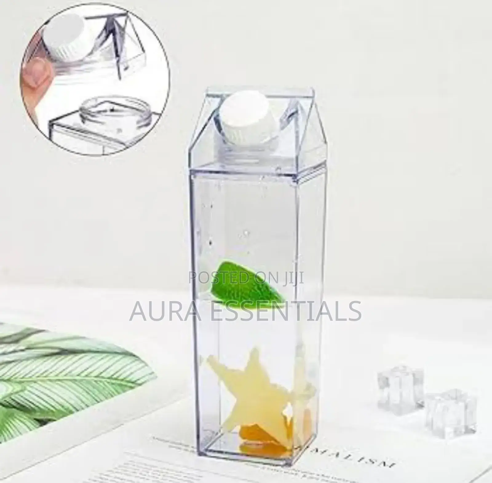 International Upstuffs Milk Carton Water Bottle