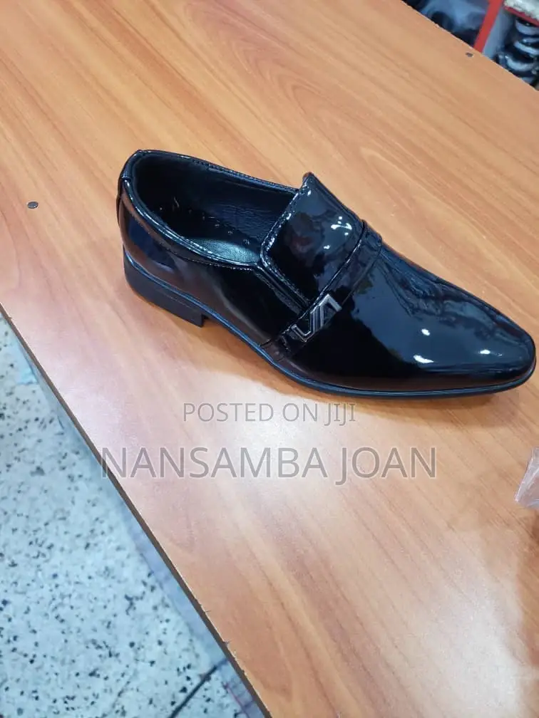 Original Boys Gentle Shinny Shoes-Black