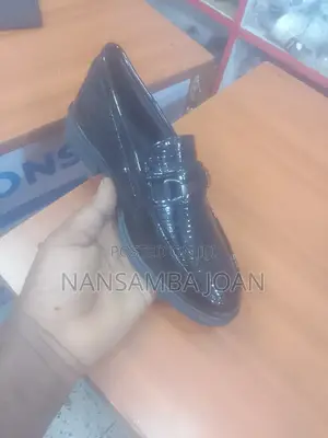 Original Boys Shinny Loafers-Black