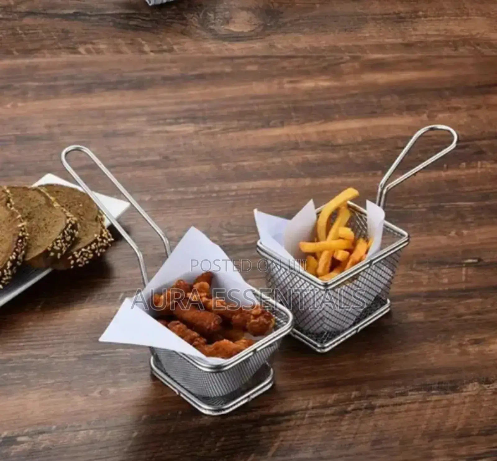 Commercial Stainless Steel Wire Fry Basket