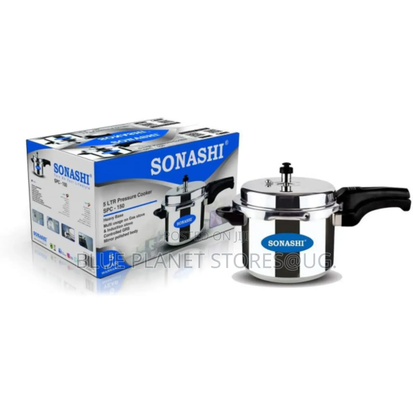 SONASHI 5.0L Pressure Cookers \\ Heavy Aluminum \\ SPC-150
