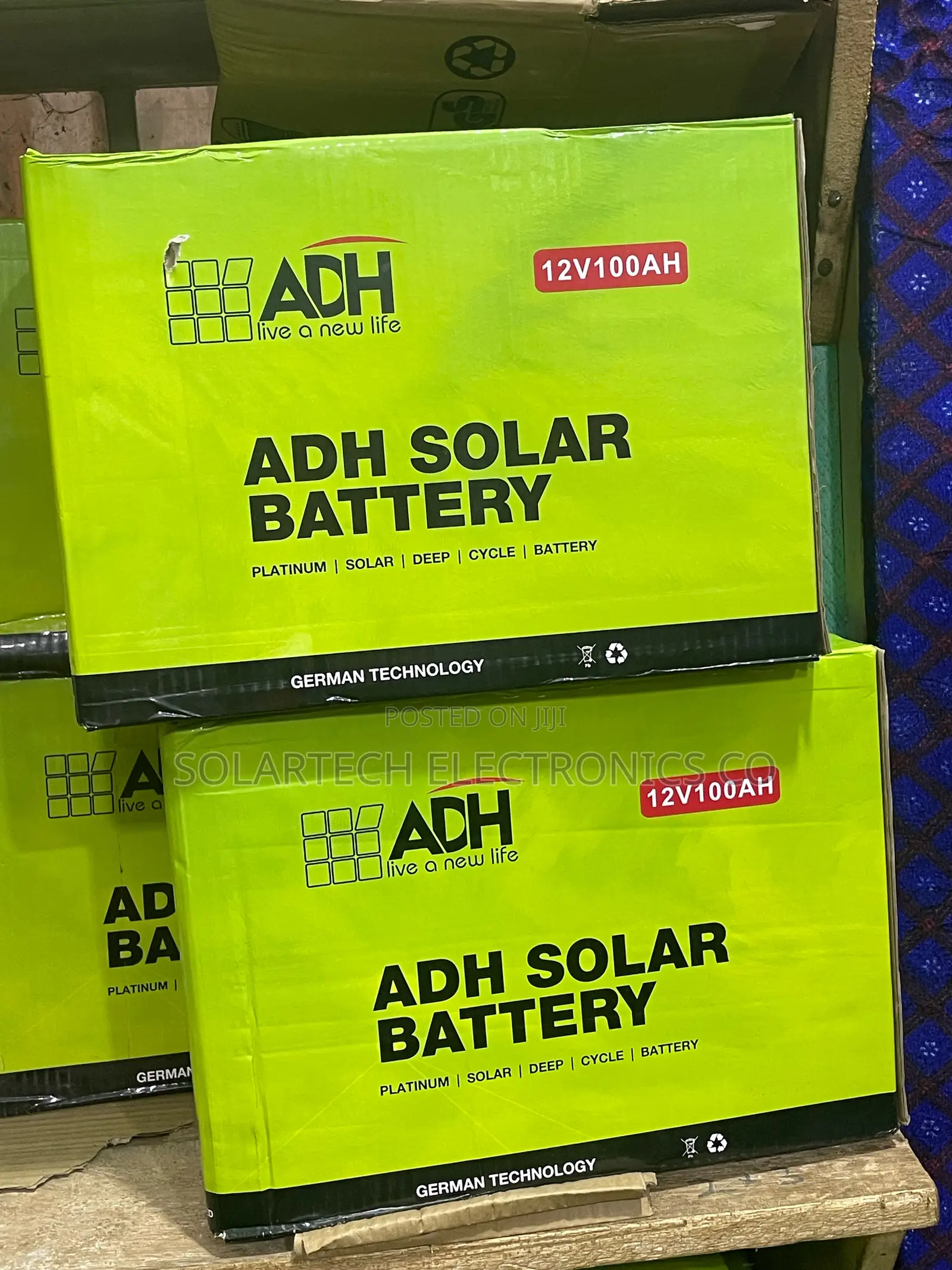 ADH Solar Battery 100ah MF Powder