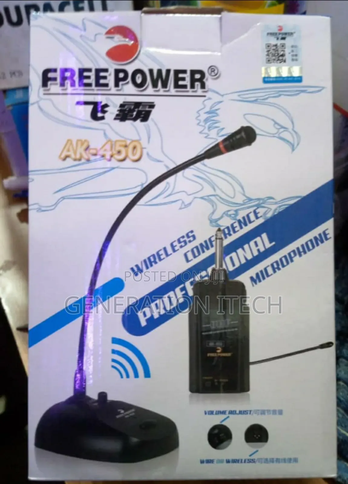 Wireless Table Conference Microphone -Free Power Ak450