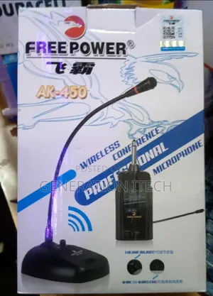 Wireless Table Conference Microphone -Free Power Ak450