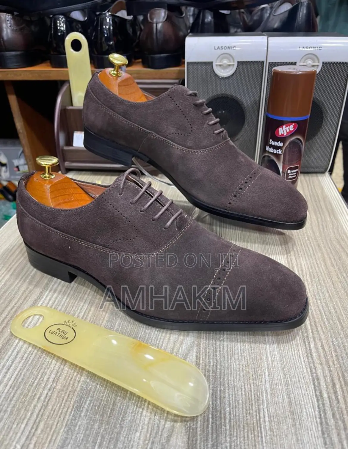 Men’S Classic Suede Oxford Designed Gentles in Stock