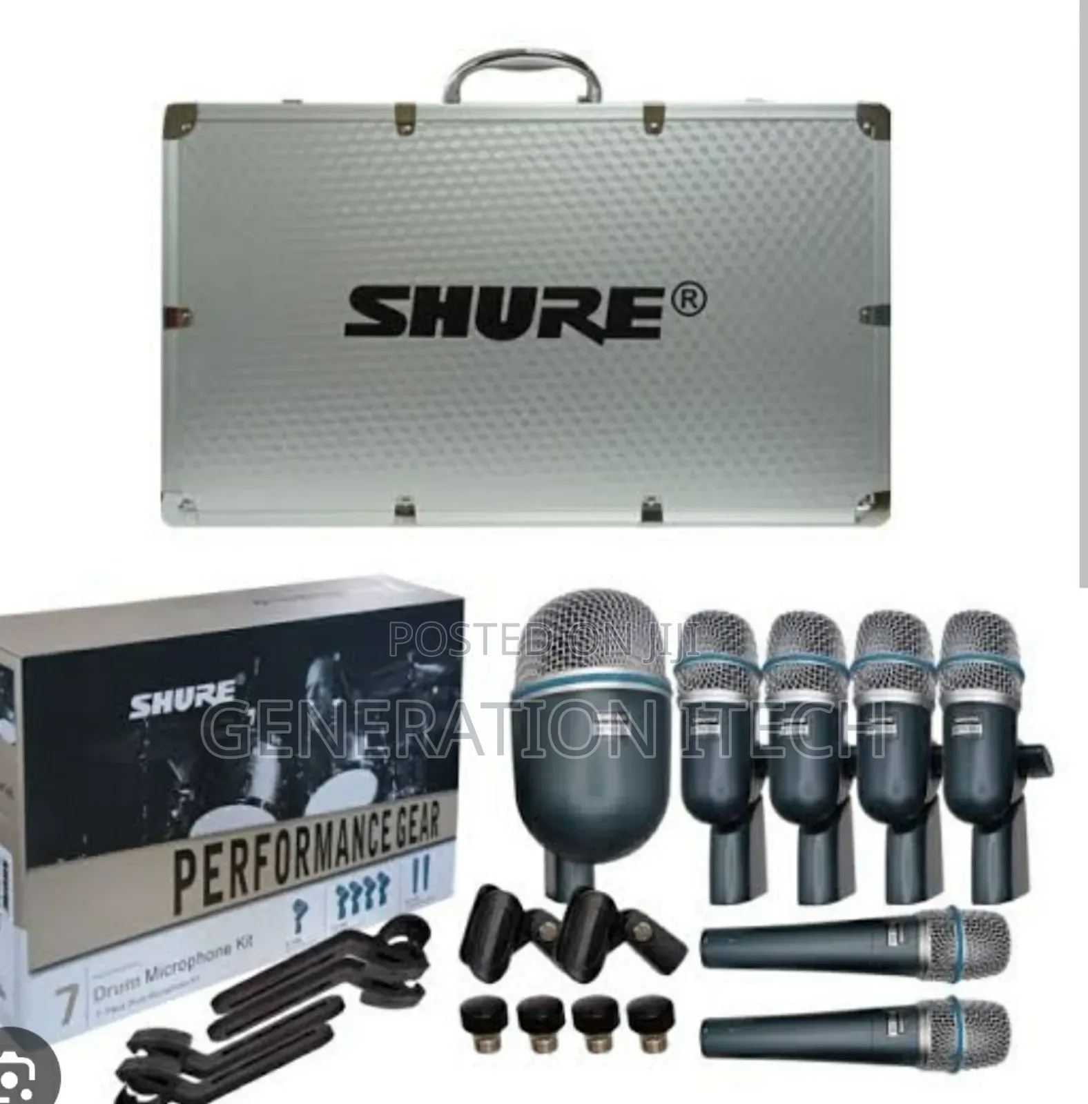 7 Piece Proffessional Drum Microphone Kit- BETA DMK7-