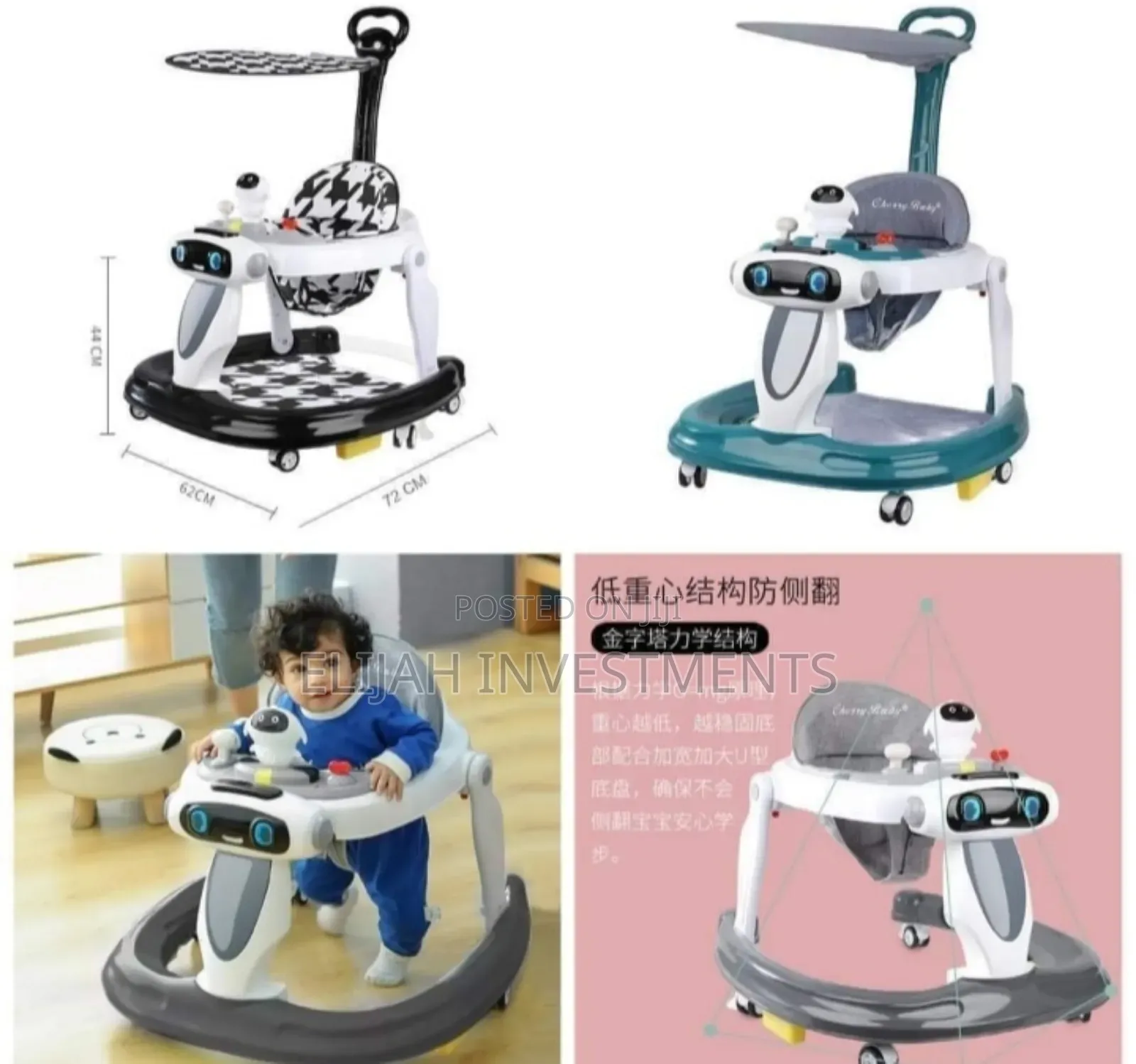 Brand New Baby Walker Chairs With Wheels