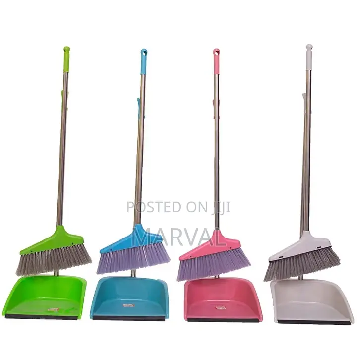 Wiper Soft Broom and Dustpan Set
