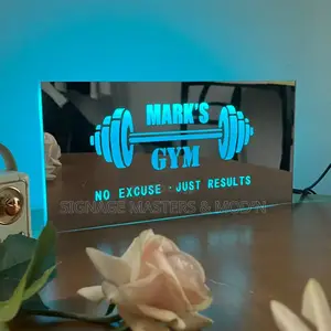 Wall Mirror Led Logo