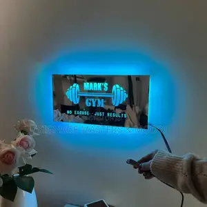 Wall Mirror Led Logo