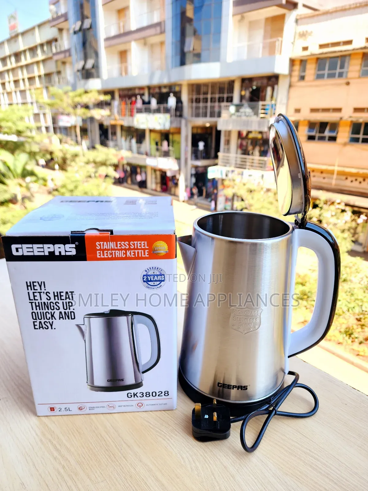 Geepas Stainless Steel Water Percolator 2.5ltrs