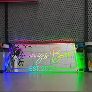 Bar Branding Mirror Signage