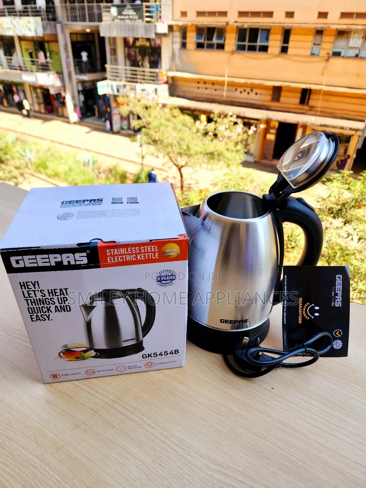 Geepas Water Kettle Stainless Steel
