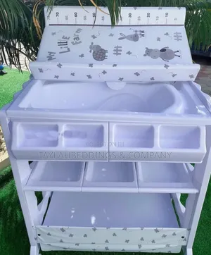 Baby Changing Table and Bath Tub for Newborn to 24 Months