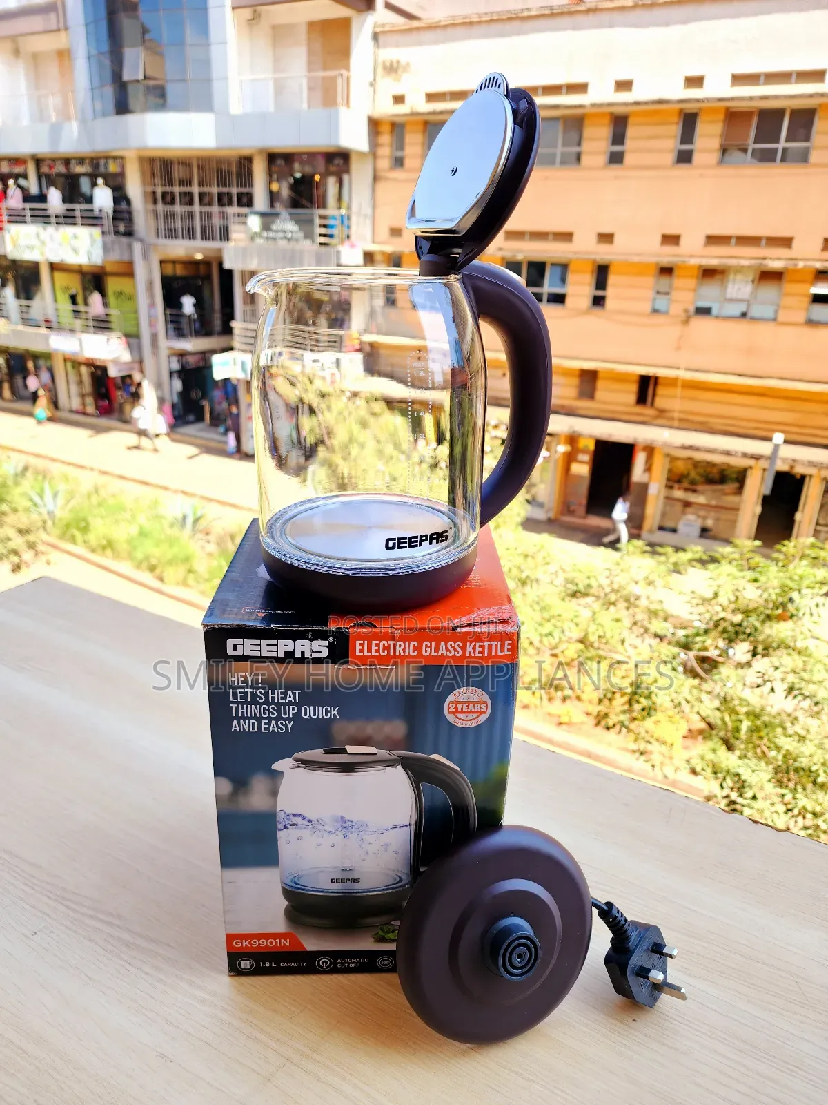 Geepas Gk9901n Water Glass Kettle