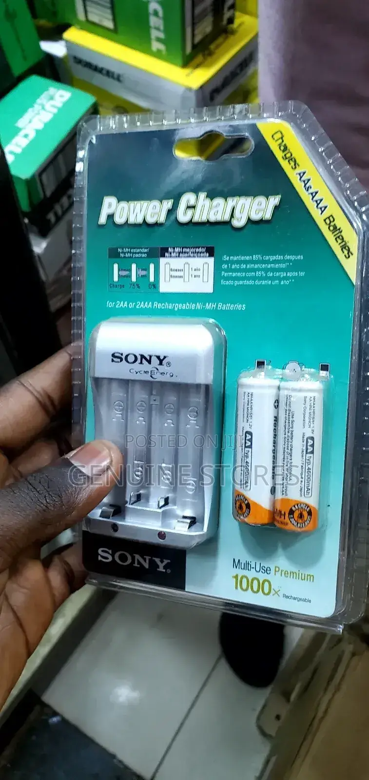 Sony Battery Charger for Double Aa and Tripple Aaa Batteries