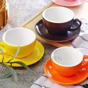 Coloured Cappuccino Single Cups [12]