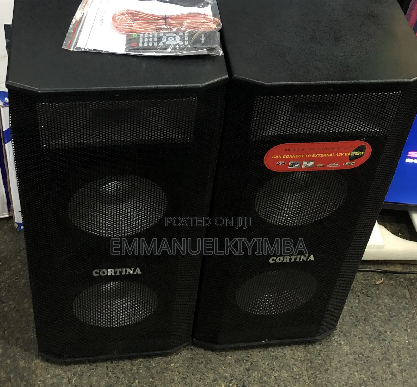 Cortina Twin Speakers