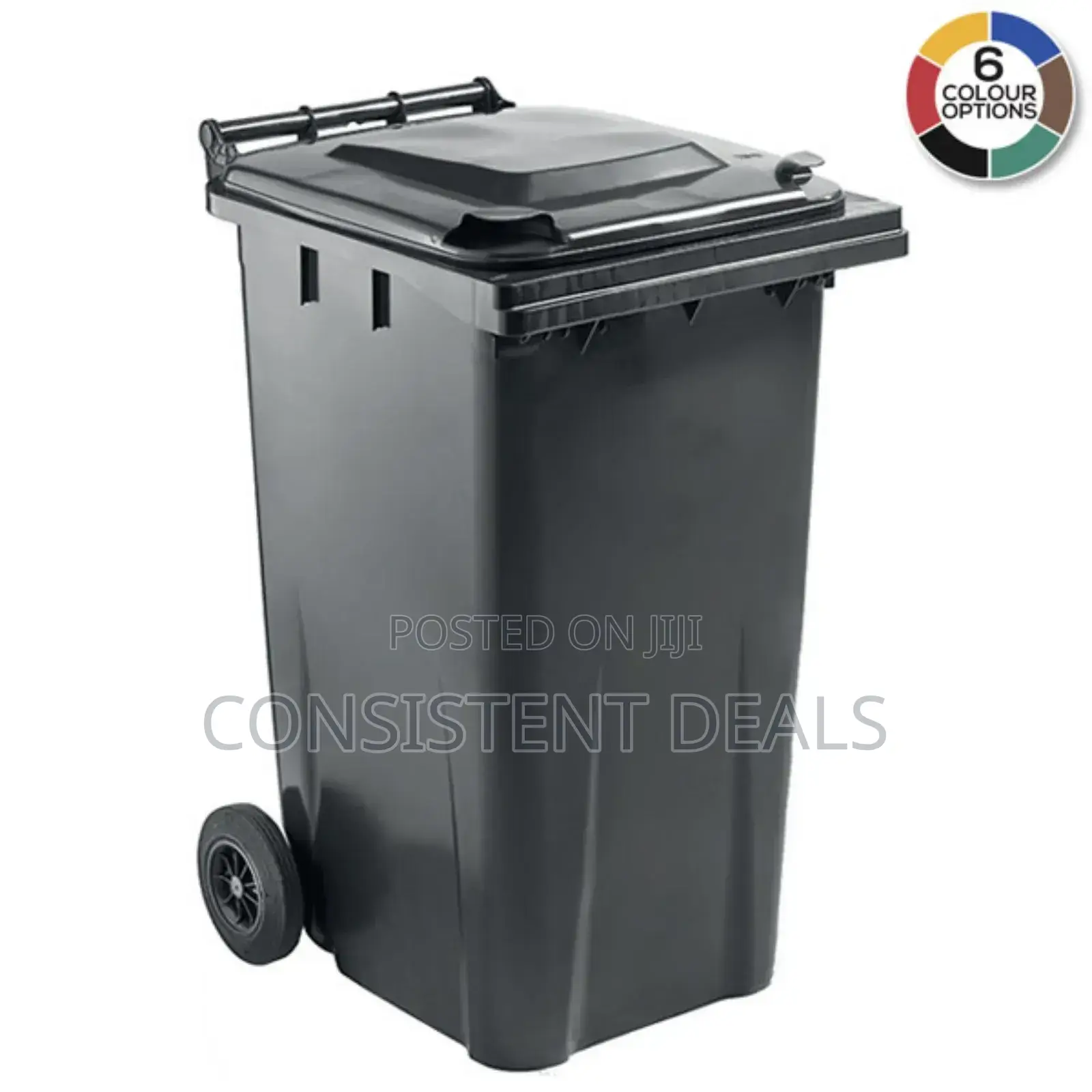 120L Plastic Movable Trash Can