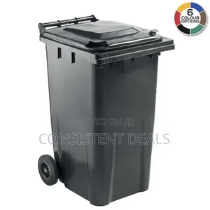 120L Plastic Movable Trash Can
