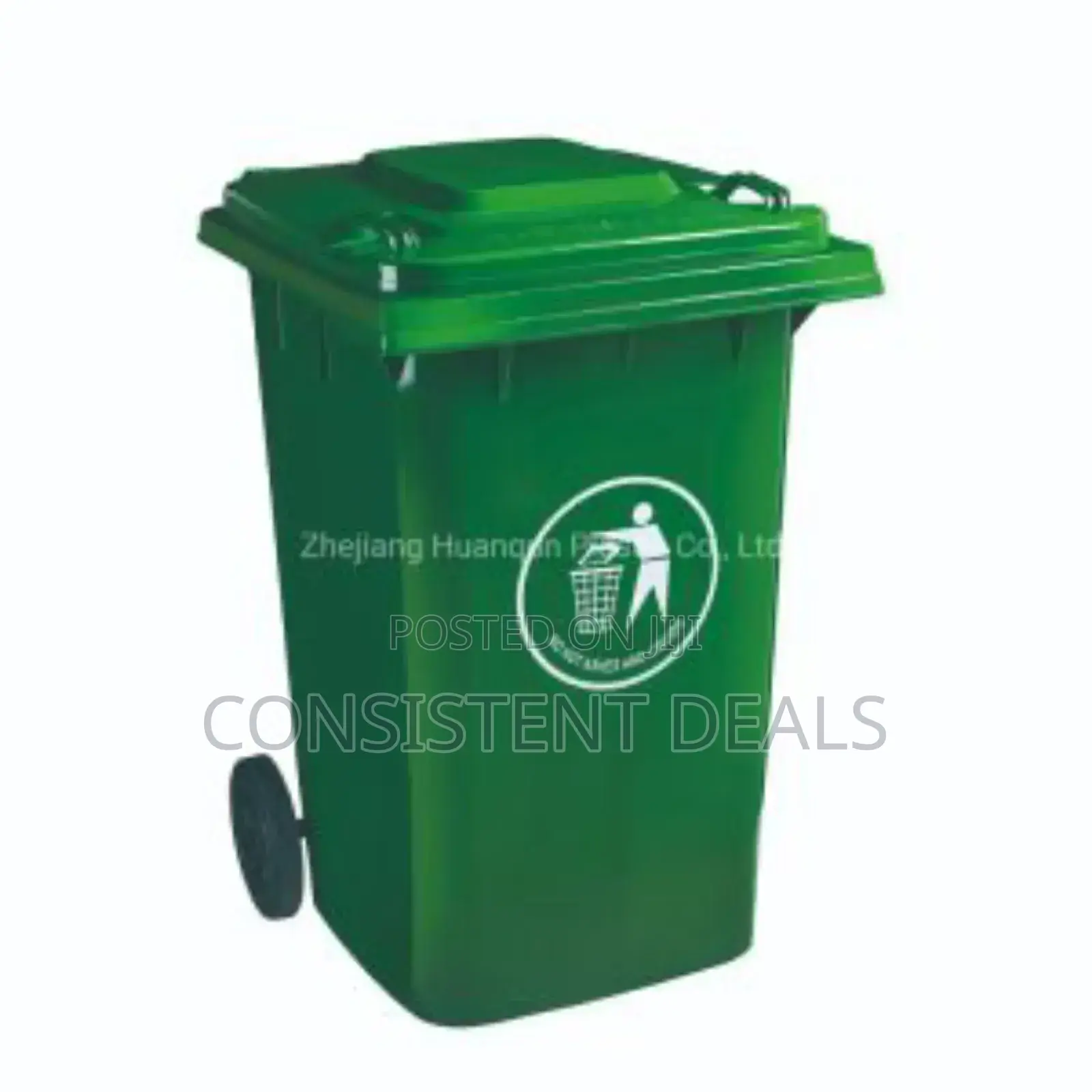 120L Plastic Movable Trash Can