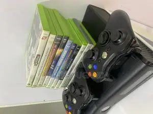 Xbox 360 With Games and Controllers