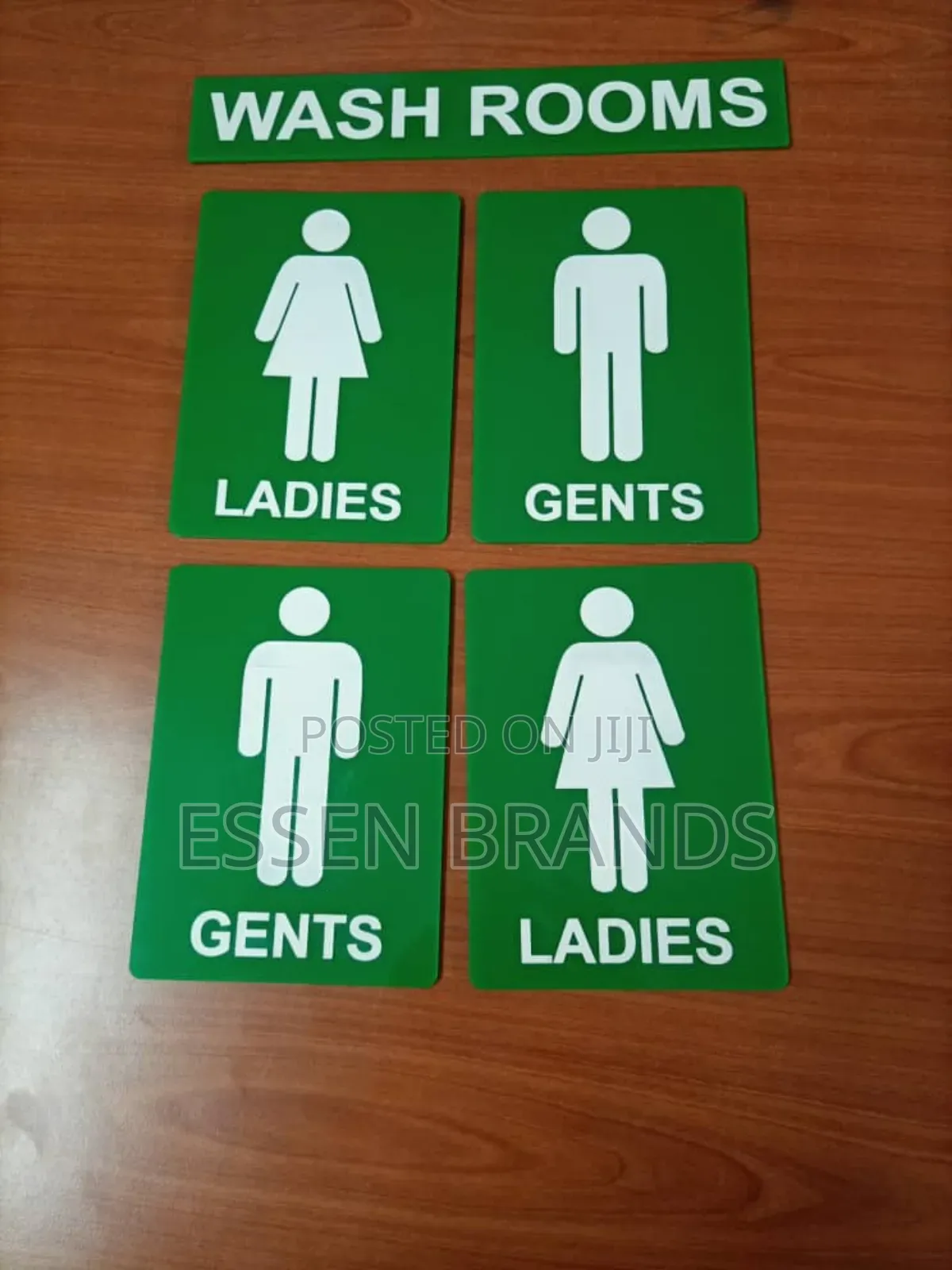 Washroom Lables