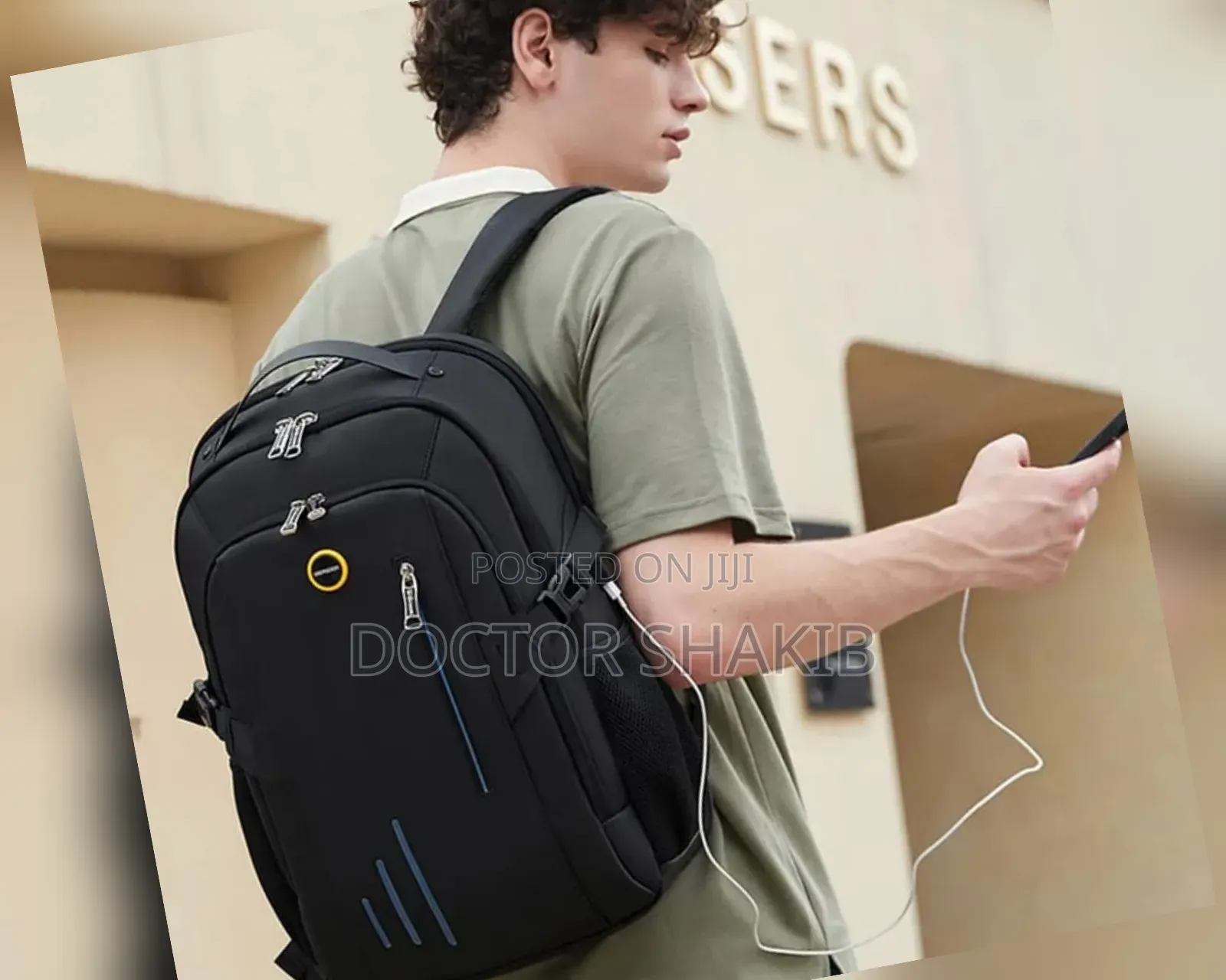 New Black Portable Travel Bag