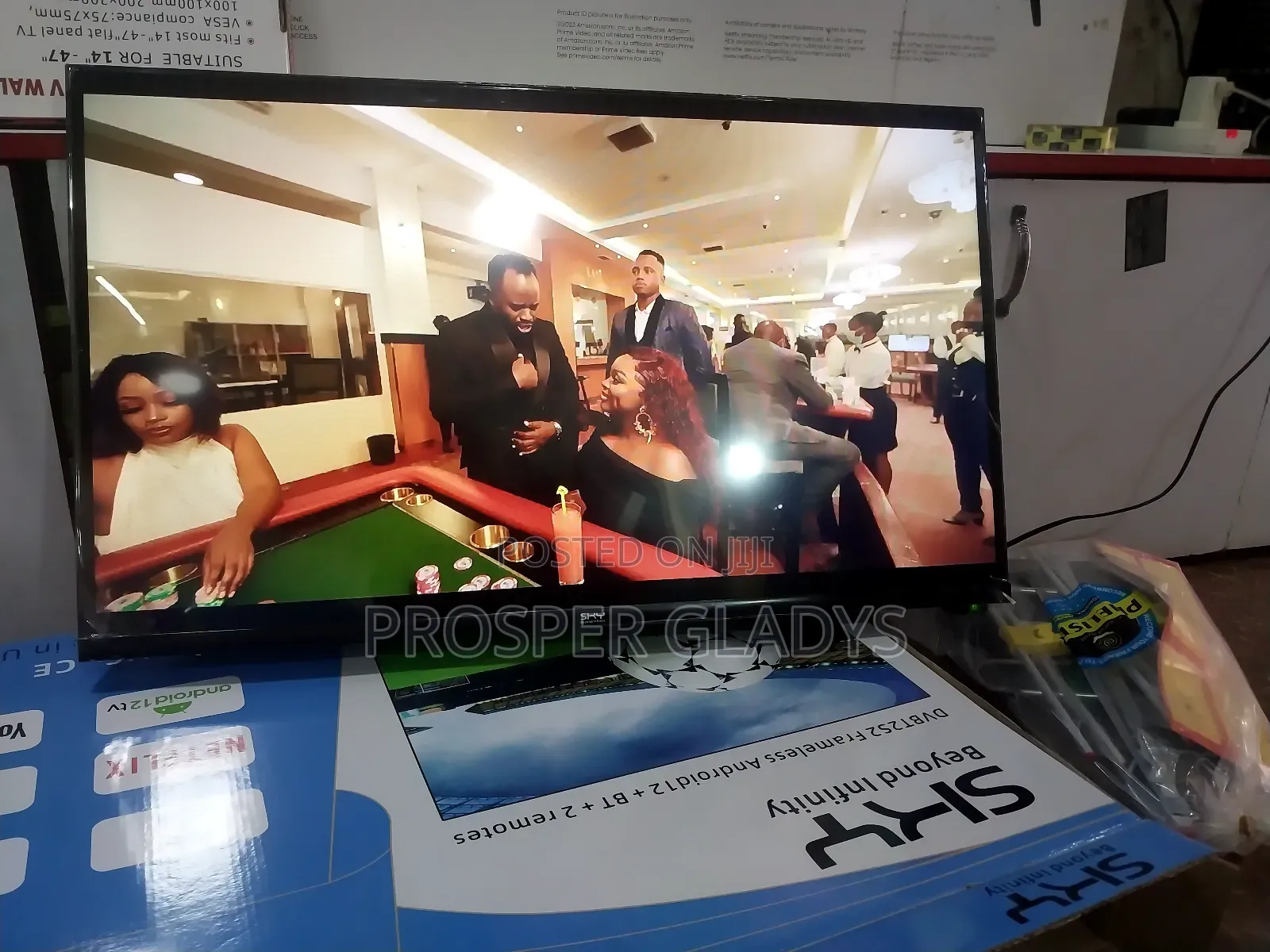 32 Inches Led Sky Smart Digital Flat Screen Flameless.