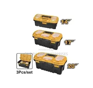 Ingco 3 Plastic Tool Boxes Set