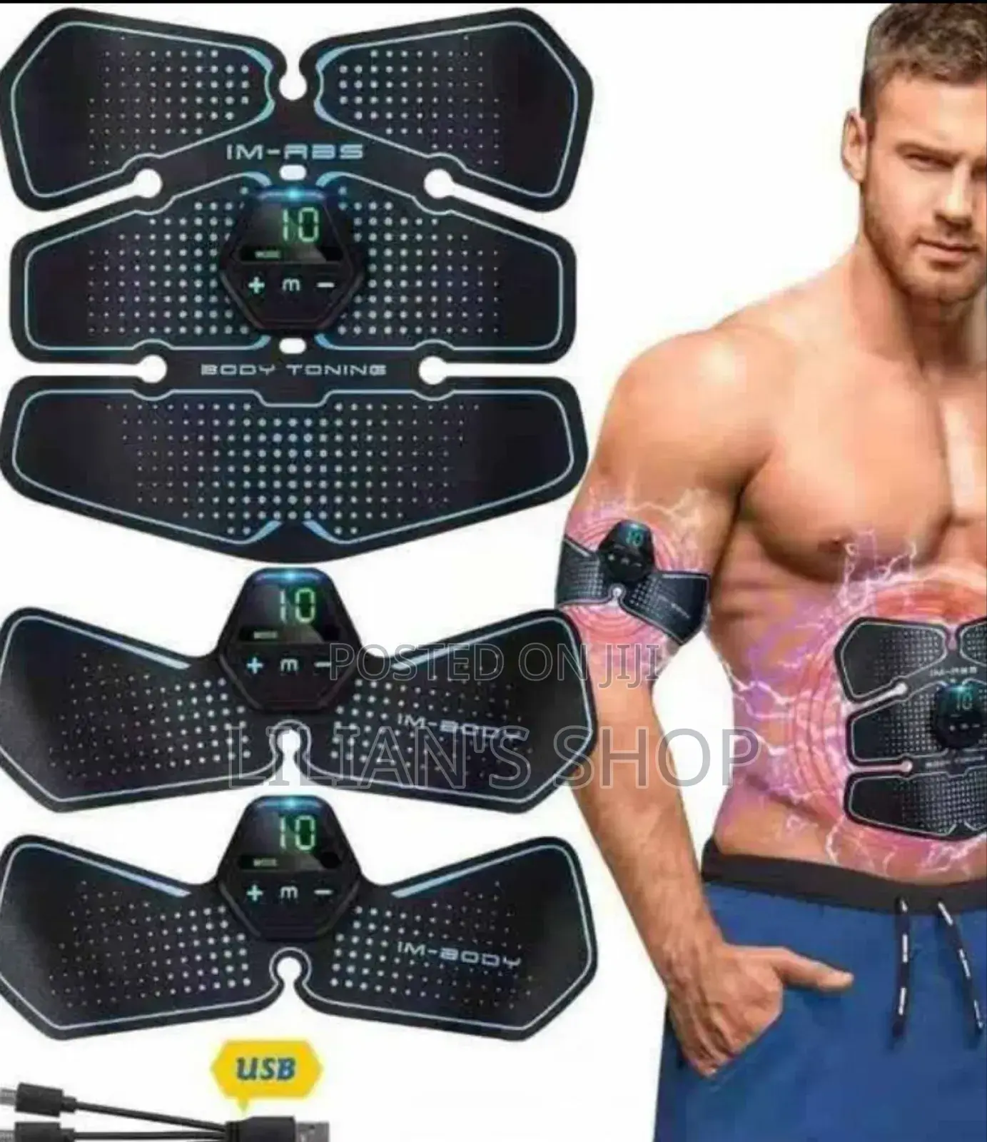 Electronic Abs Muscle Toner 6pack Muscle Toner