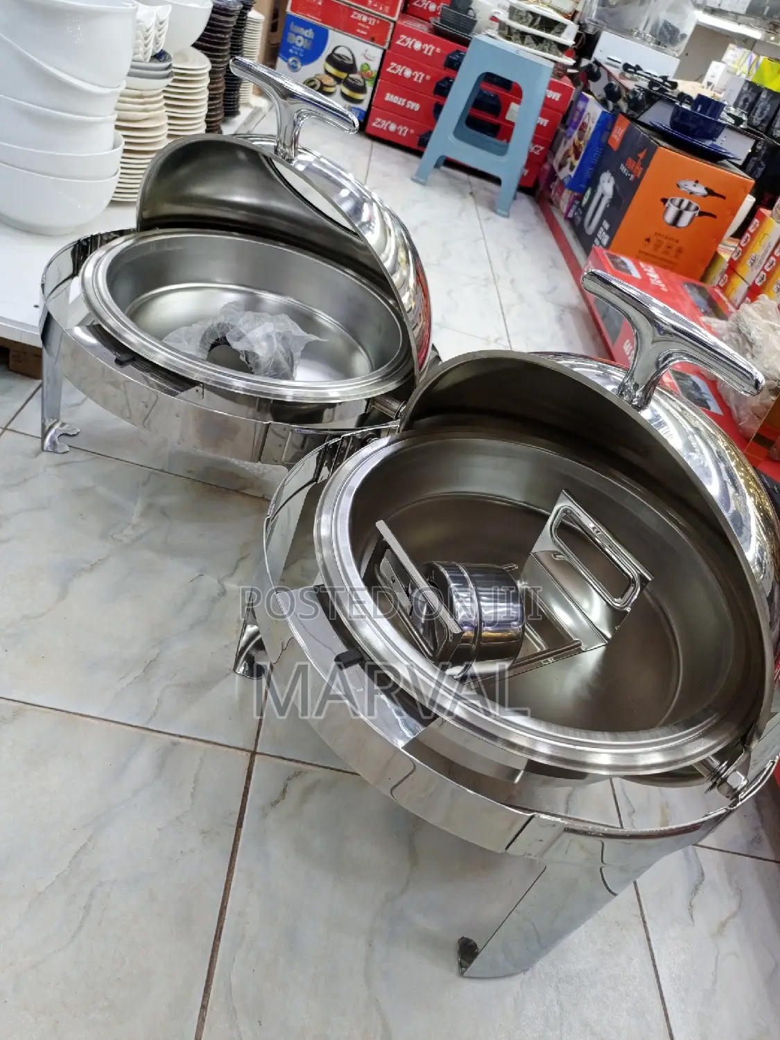 6.6L Round Chafing Dish/ Food Warmer