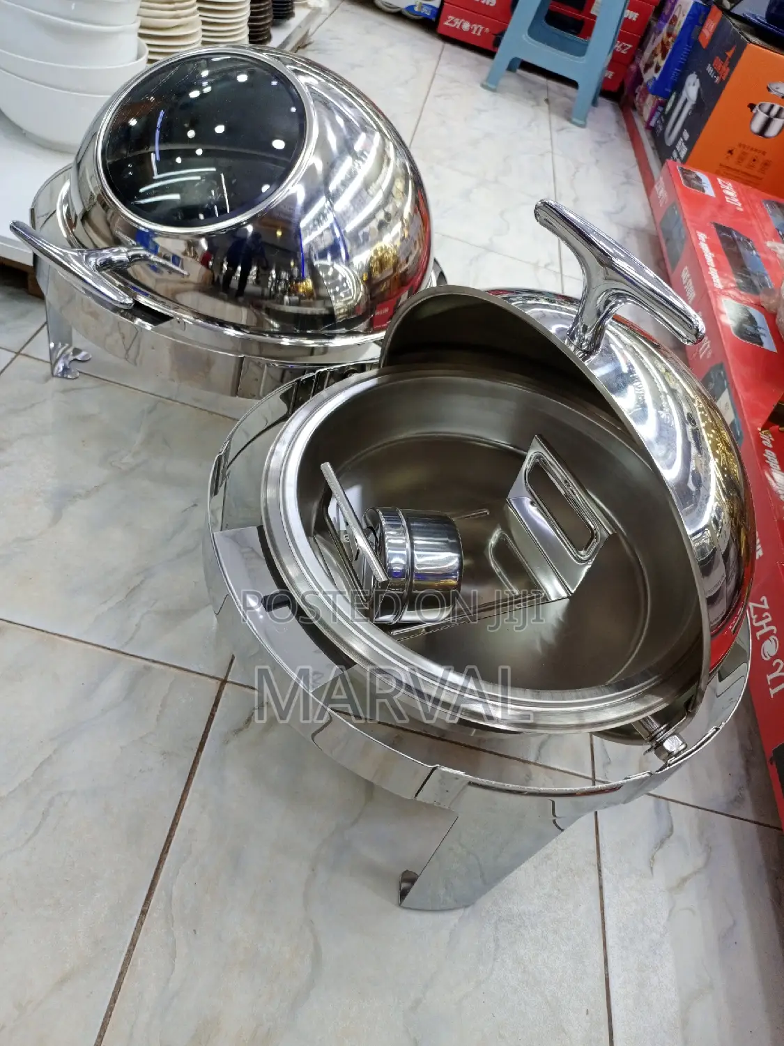 6.6L Round Chafing Dish/ Food Warmer