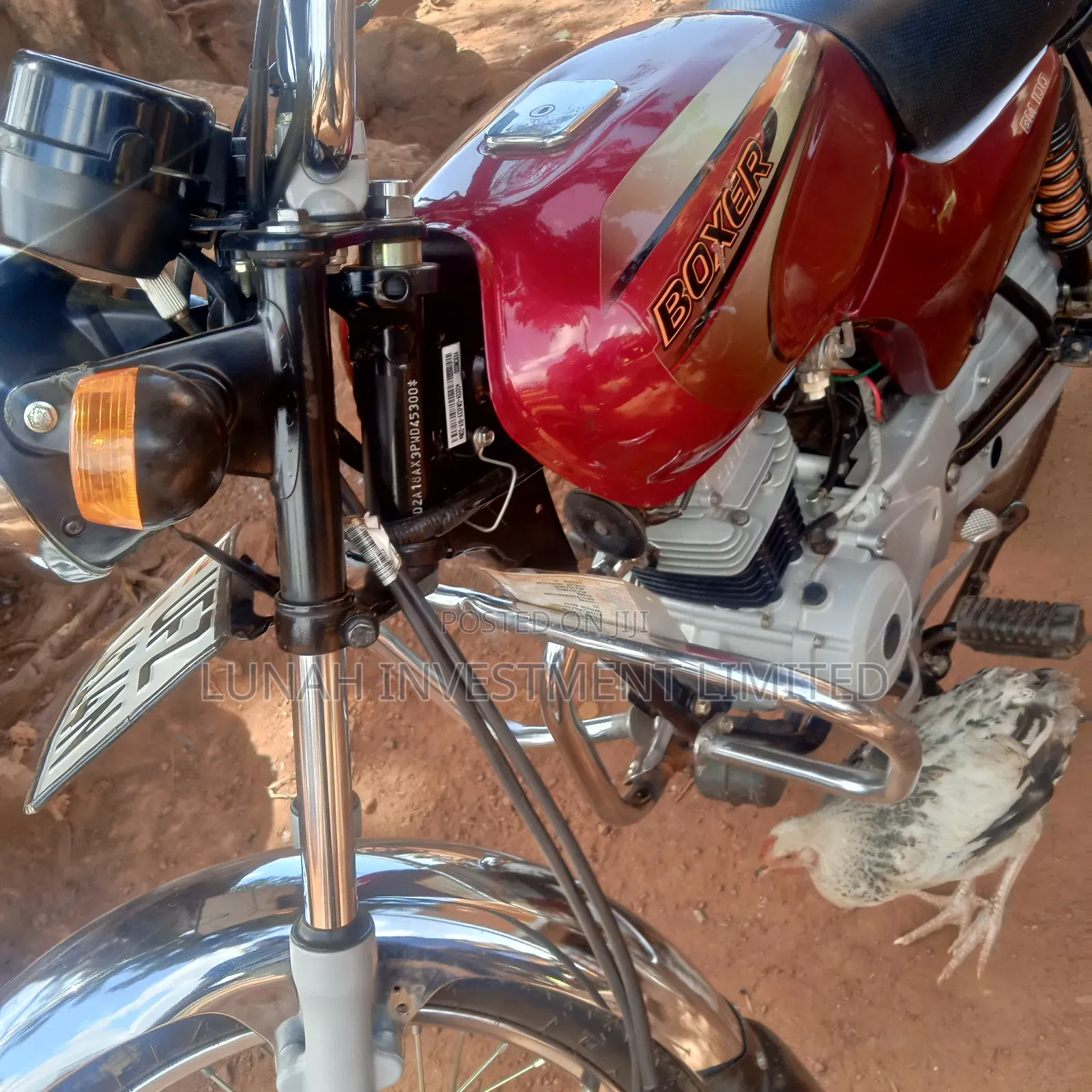 Bajaj Boxer BM100ES 2023 Red