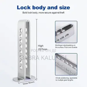 8 Hole Brake Clutch Pedal Auto Hub Car Lock Anti-theft