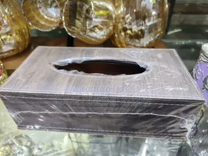 Tissue Paper Holder Box Cover Case Napkin Holder - Brown