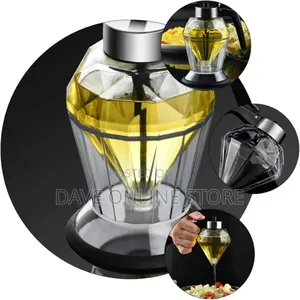 Press Glass Oil Pot Oil Vinegar Dispenser