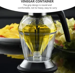 Press Glass Oil Pot Oil Vinegar Dispenser