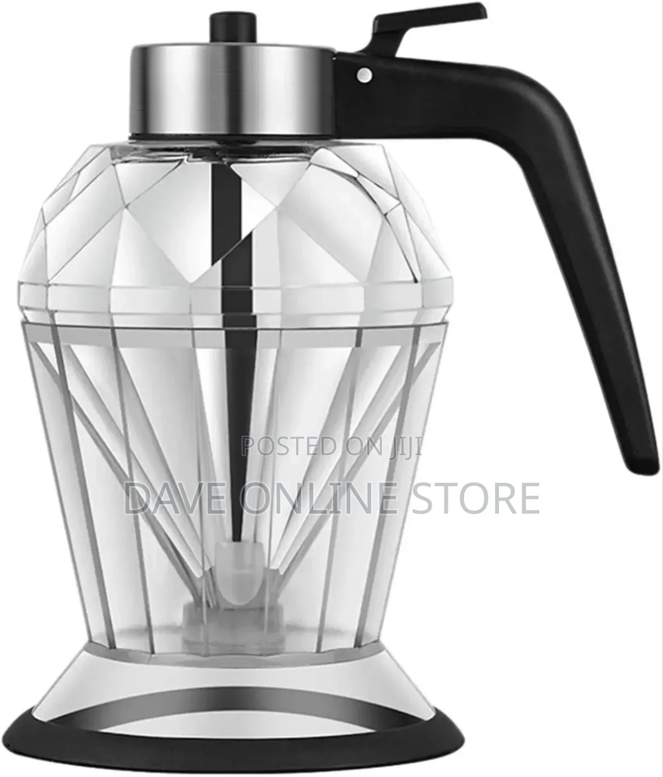 Press Glass Oil Pot Oil Vinegar Dispenser