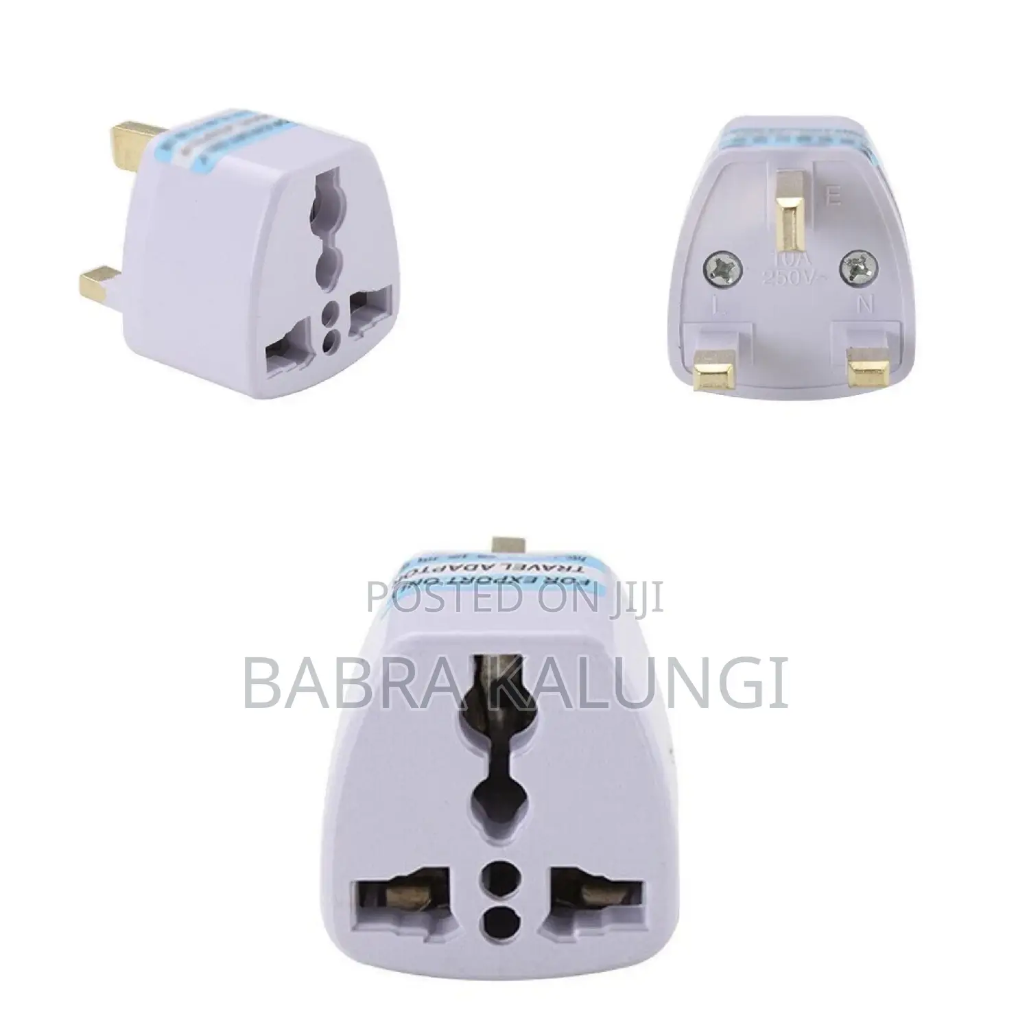 1 Piece of UK Plug Adapter 3 Pin Universal Adapter