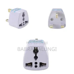 1 Piece of UK Plug Adapter 3 Pin Universal Adapter