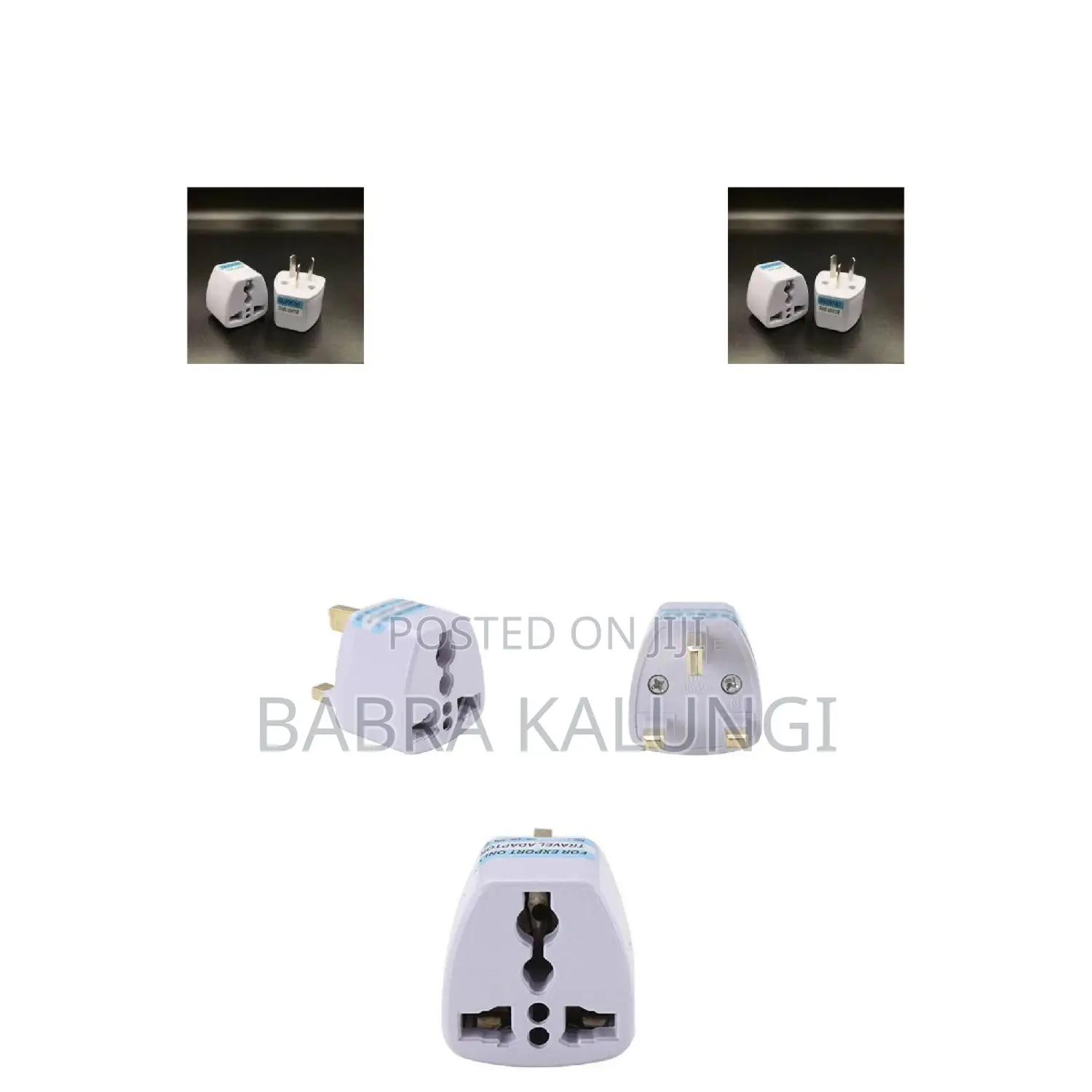 1 Piece of UK Plug Adapter 3 Pin Universal Adapter