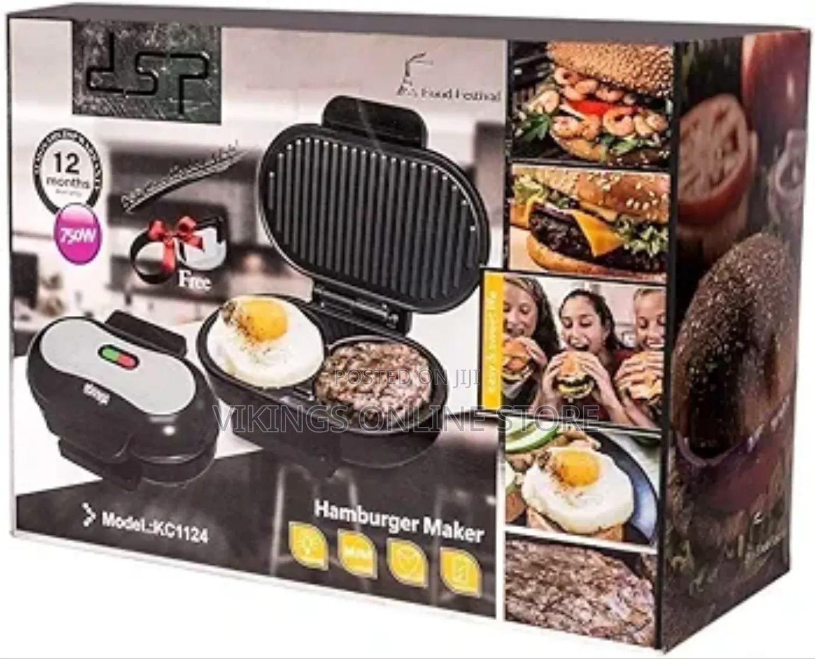 Hamburger Cooking Machine